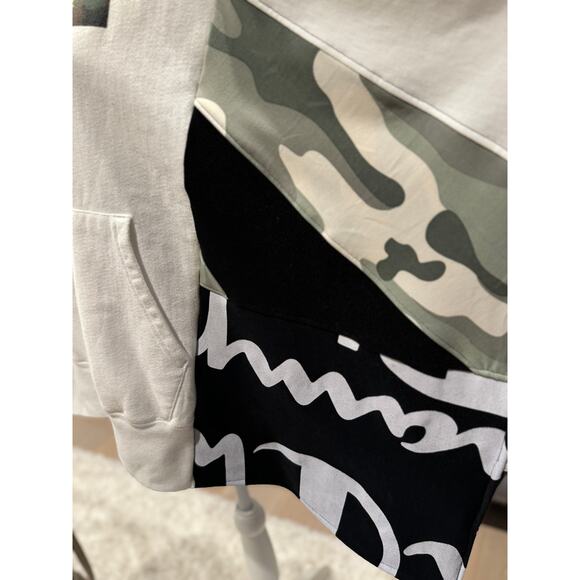 NEW Handmade Upcycled Champion Poncho Size SM-LG | SAME DAY SHIP or NEXT DAY - Picture 3 of 7